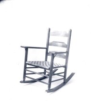 Ladderback rocking chair